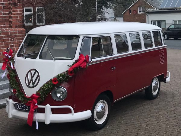 Rood VW busje